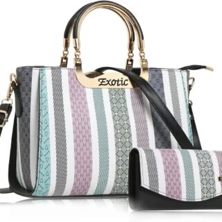 EXOTIC Women Stripe Printed Combo Handbags